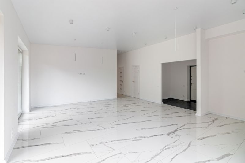 Marble Tile Floor Installation detail